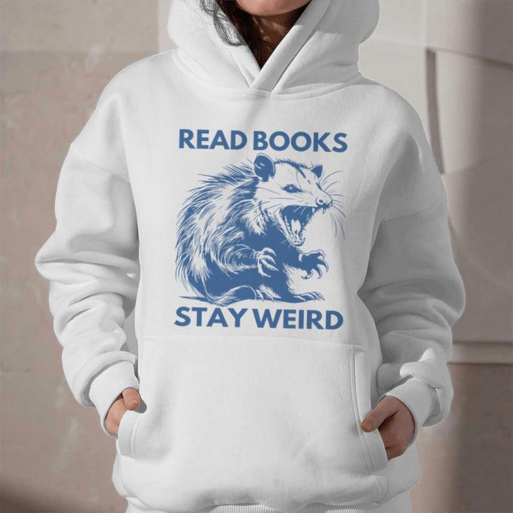 Read Books Stay Weird Graphic Youth Hoodie Read Books Stay Weird Graphic Youth Hoodie