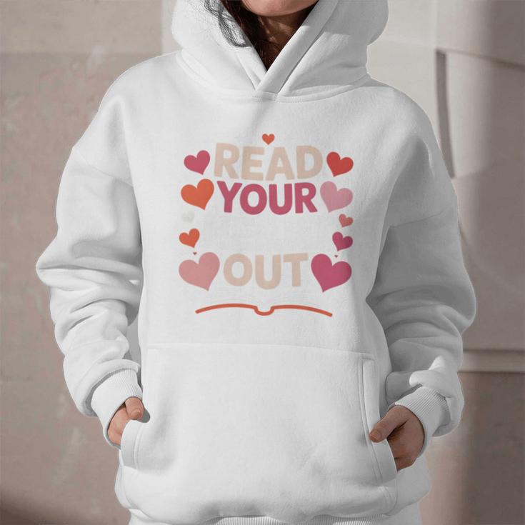 Read Your Heart Out Teacher Valentines Day Reading Book Love Graphic Youth Hoodie Read Your Heart Out Teacher Valentines Day Reading Book Love Graphic Youth Hoodie
