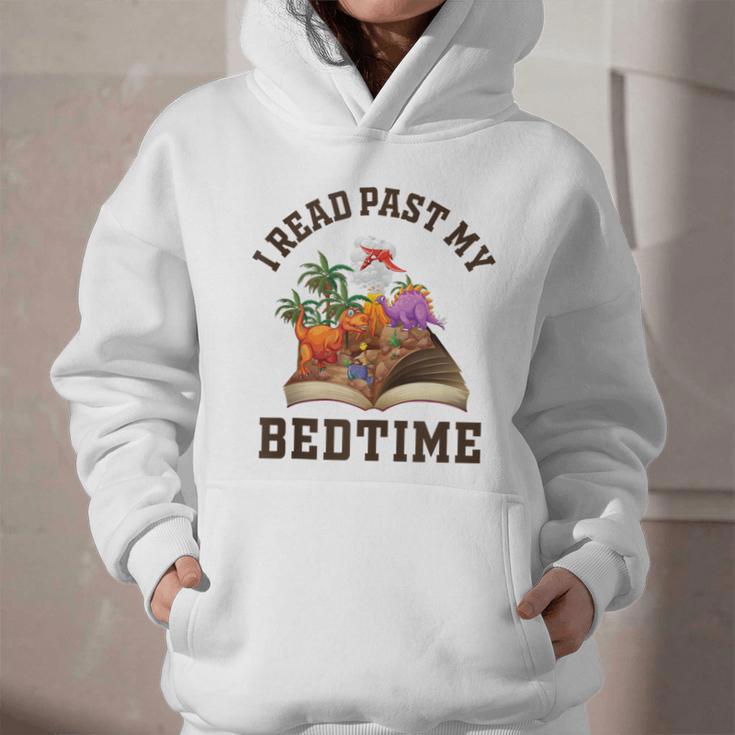 I Read Past My Bedtime Reading Dinosaur Book Lover Graphic Youth Hoodie I Read Past My Bedtime Reading Dinosaur Book Lover Graphic Youth Hoodie