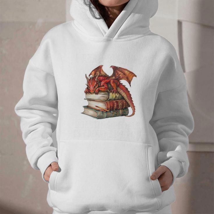 I Read Because Roasting People Is Frowned Upon Dragon Book Premium Tri-Blend Graphic Youth Hoodie