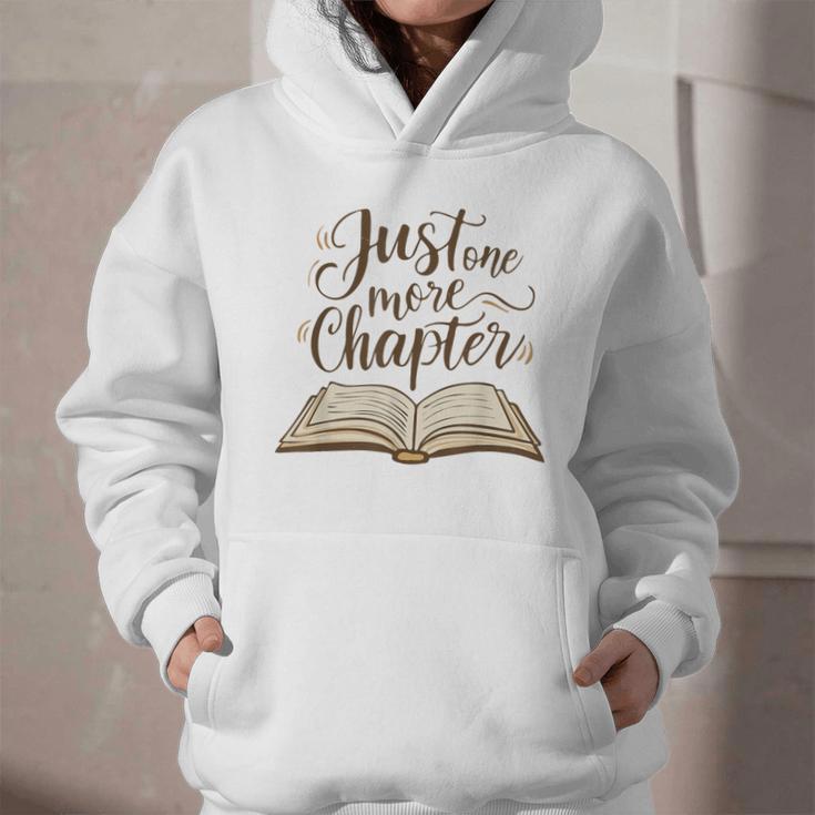 Reading Book Lover Club Librarian Just One More Chapter Graphic Youth Hoodie