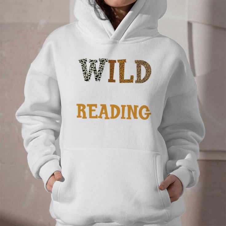 Reading Lover Apparel Wild About Reading Reading Books Graphic Youth Hoodie