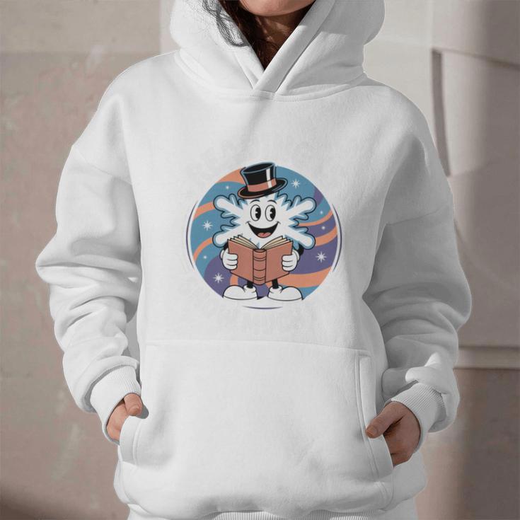 Reading Is Snow Much Fun Snowflake Top Hat Book Fan Winter Graphic Youth Hoodie Reading Is Snow Much Fun Snowflake Top Hat Book Fan Winter Graphic Youth Hoodie