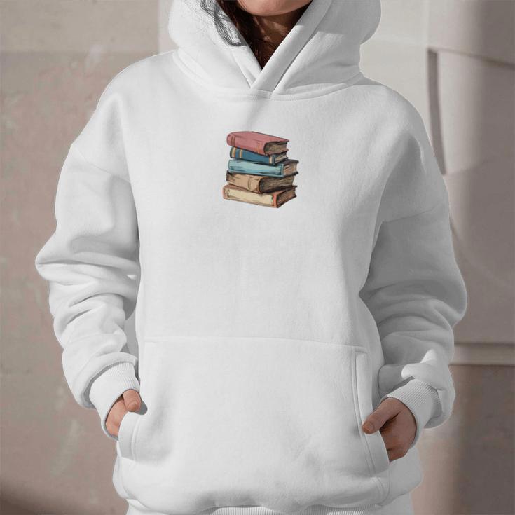 Retro Sometimes I Think I Read Too Much For Book Lover Graphic Youth Hoodie