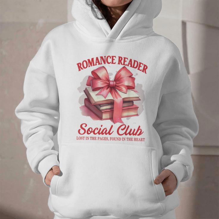 Romance Book Reading Bookish Romance Reader Social Club Graphic Youth Hoodie