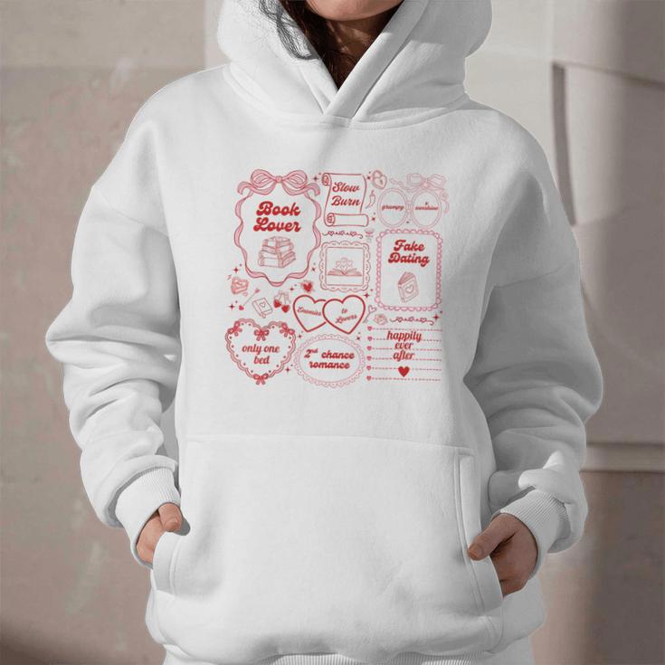 Romance Book Tropes Graphic Youth Hoodie