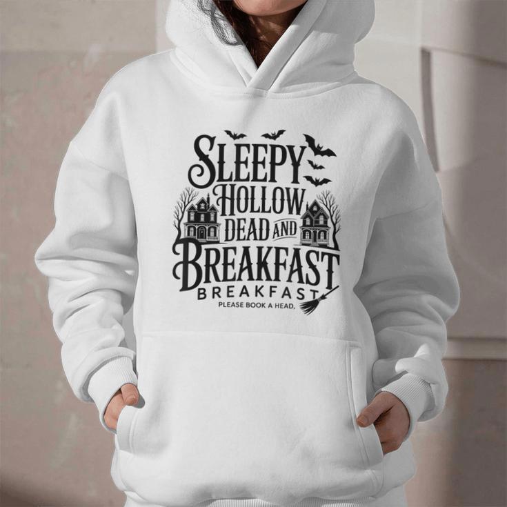 Sleepy Hollow Dead And Breakfast Please Book Ahead Graphic Youth Hoodie Sleepy Hollow Dead And Breakfast Please Book Ahead Graphic Youth Hoodie