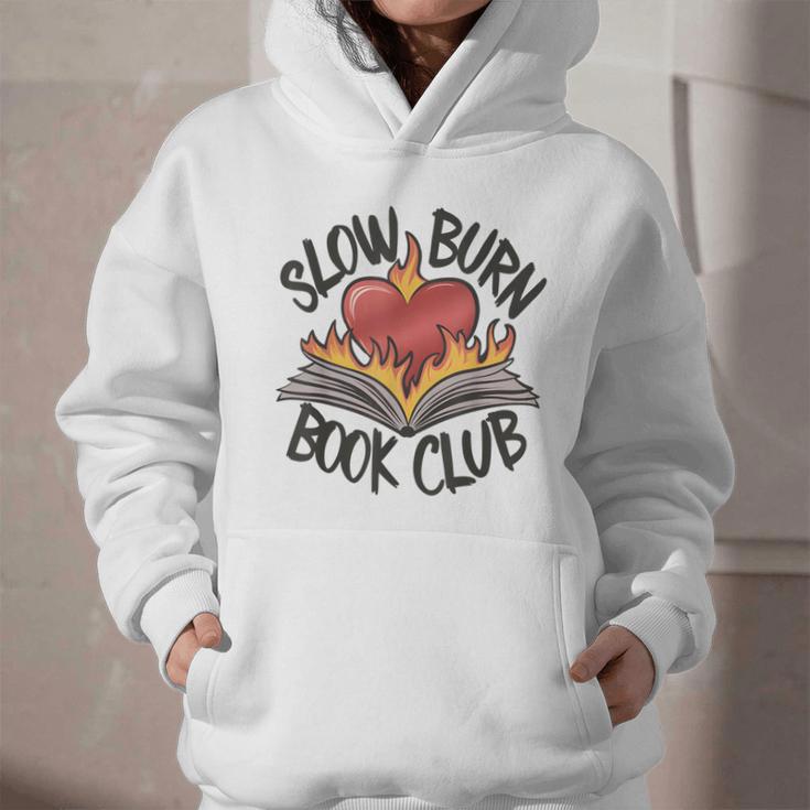 Slow Burn Book Club Romantasy Trope Smut Dark Romance Reader Graphic Youth Hoodie