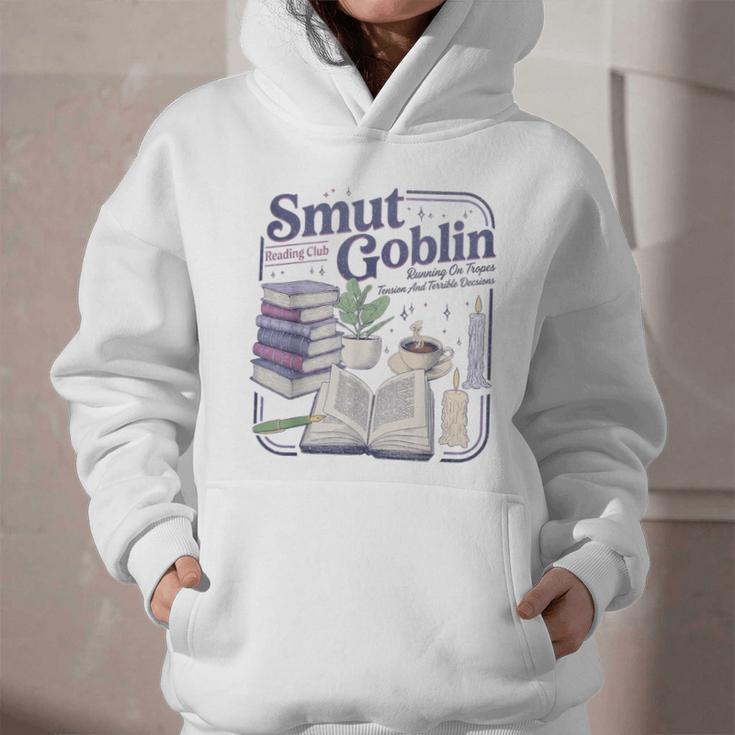 Smut Goblin Reading Club Book Lover Dark Academia Graphic Youth Hoodie