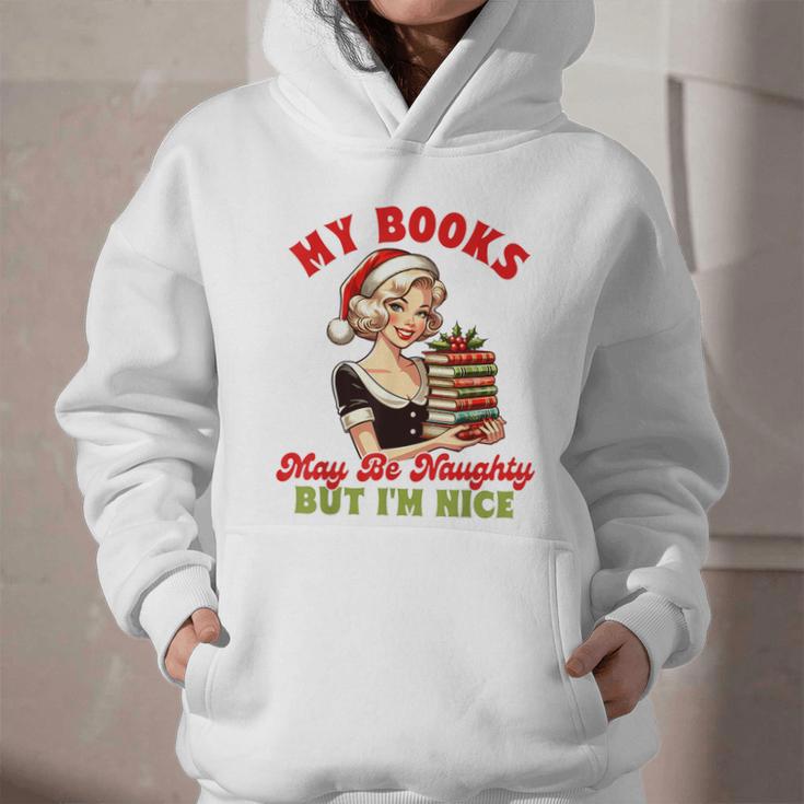 Smut Reader Christmas My Books May Be Naughty But I'm Nice Graphic Youth Hoodie Smut Reader Christmas My Books May Be Naughty But I'm Nice Graphic Youth Hoodie