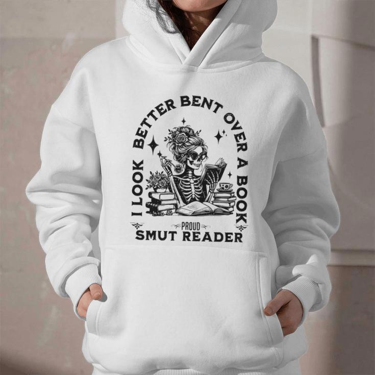 Smut Reader Skeleton Book Lover Dark Humor Art Premium Tri-Blend Graphic Youth Hoodie Smut Reader Skeleton Book Lover Dark Humor Art Premium Tri-Blend Graphic Youth Hoodie