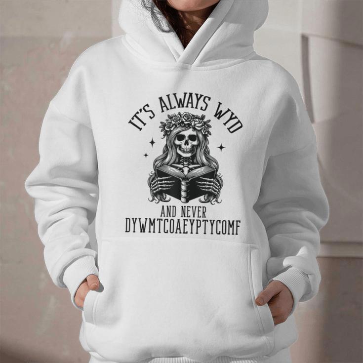 Smutty Spicy Book Its Always WYD And Never DYWMTCOAEYPTYCOMF Graphic Youth Hoodie Smutty Spicy Book Its Always WYD And Never DYWMTCOAEYPTYCOMF Graphic Youth Hoodie