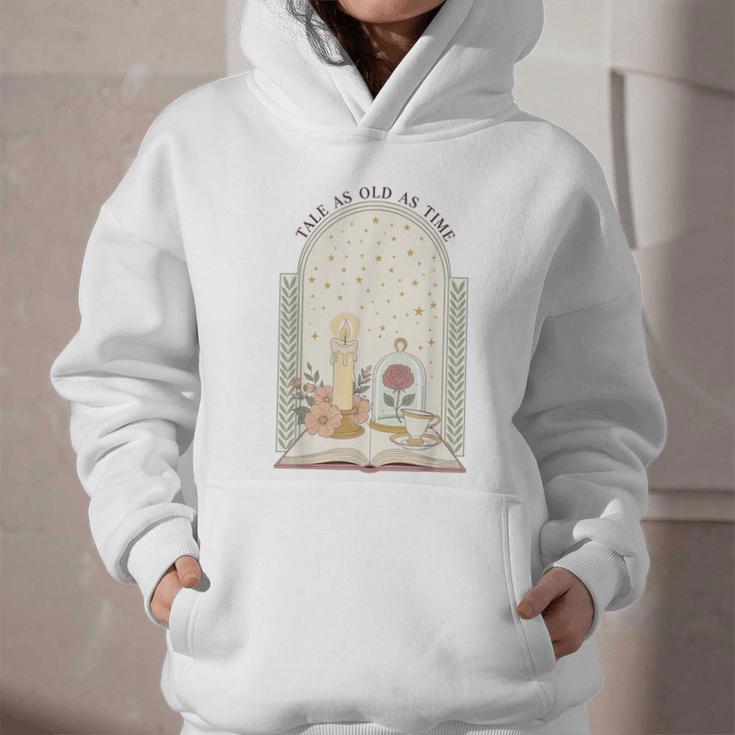 Tale As Old As Time Rose Candle And Book Graphic Youth Hoodie Tale As Old As Time Rose Candle And Book Graphic Youth Hoodie