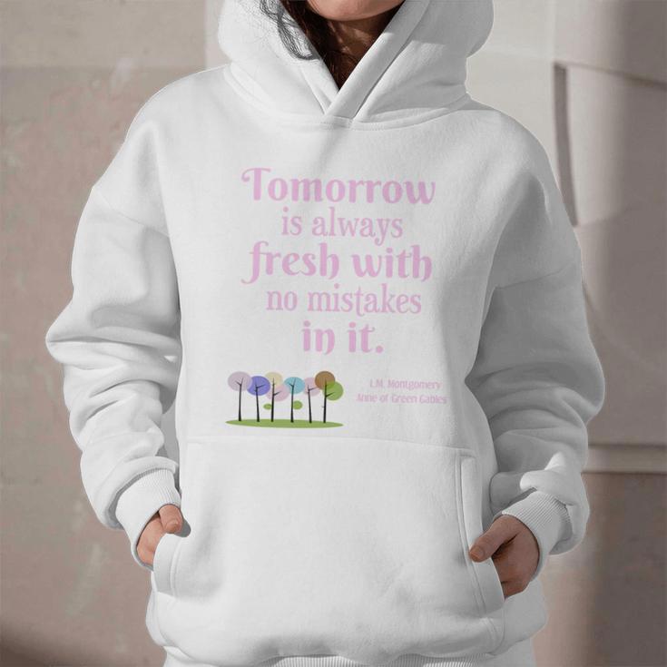 Tomorrow Is Fresh Anne Of Green Gables Book Quote Shirt Premium Tri-Blend Graphic Youth Hoodie Tomorrow Is Fresh Anne Of Green Gables Book Quote Shirt Premium Tri-Blend Graphic Youth Hoodie
