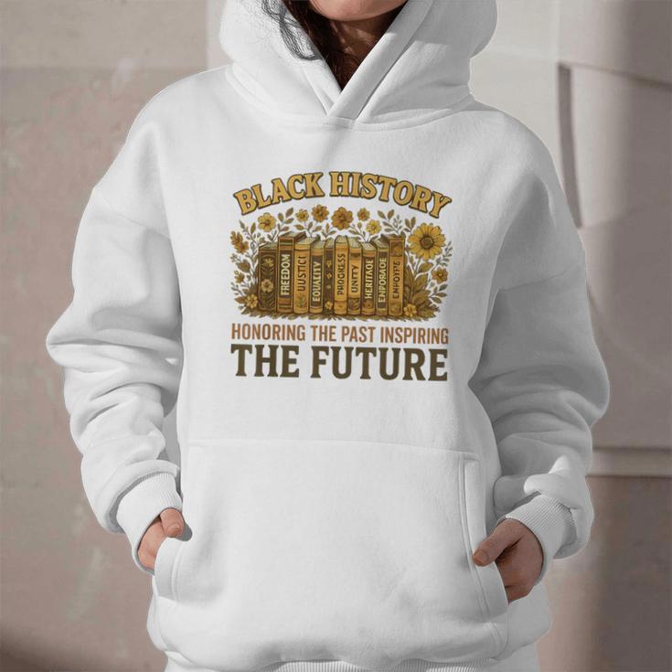 History Honoring Past Inspiring The Future Book Graphic Youth Hoodie