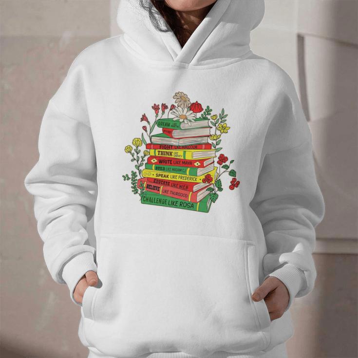 History Month Black History Shirts Book Lover Teacher Graphic Youth Hoodie