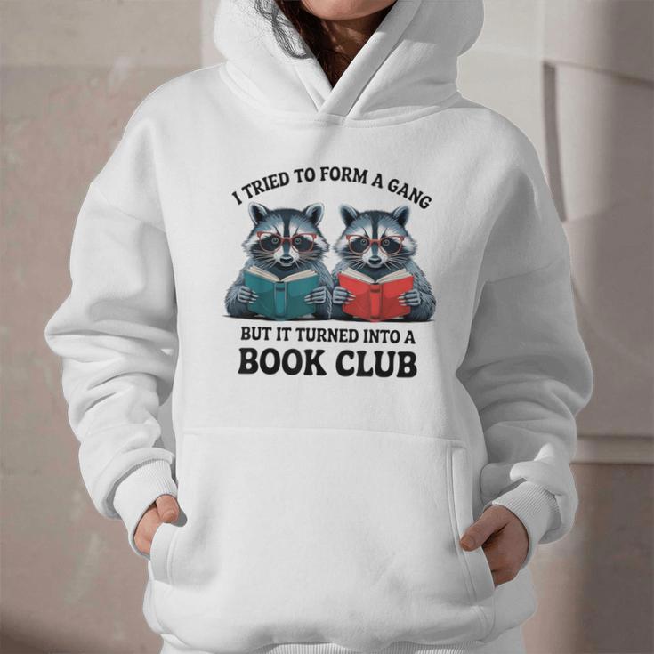 I Tried To Form Gang But It Turned Into A Book Club Reading Graphic Youth Hoodie