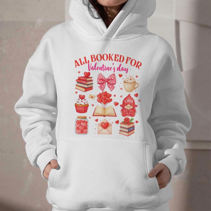 Valentines Reading Book Lover All Booked For Valentine's Day Graphic Youth Hoodie Valentines Reading Book Lover All Booked For Valentine's Day Graphic Youth Hoodie