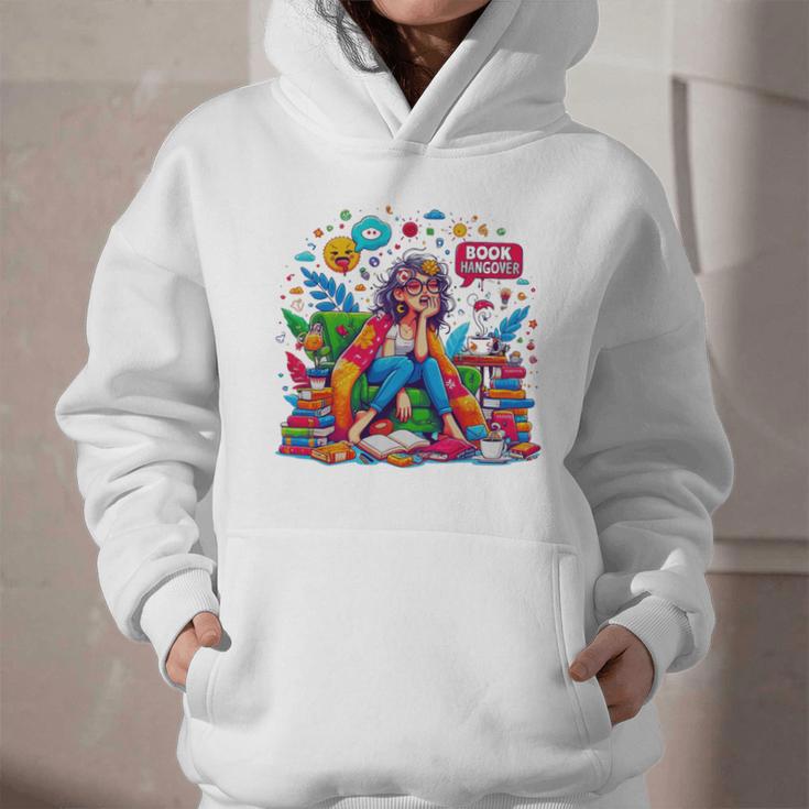 Woman Book Lover Book Hangover Woman Premium Tri-Blend Graphic Youth Hoodie