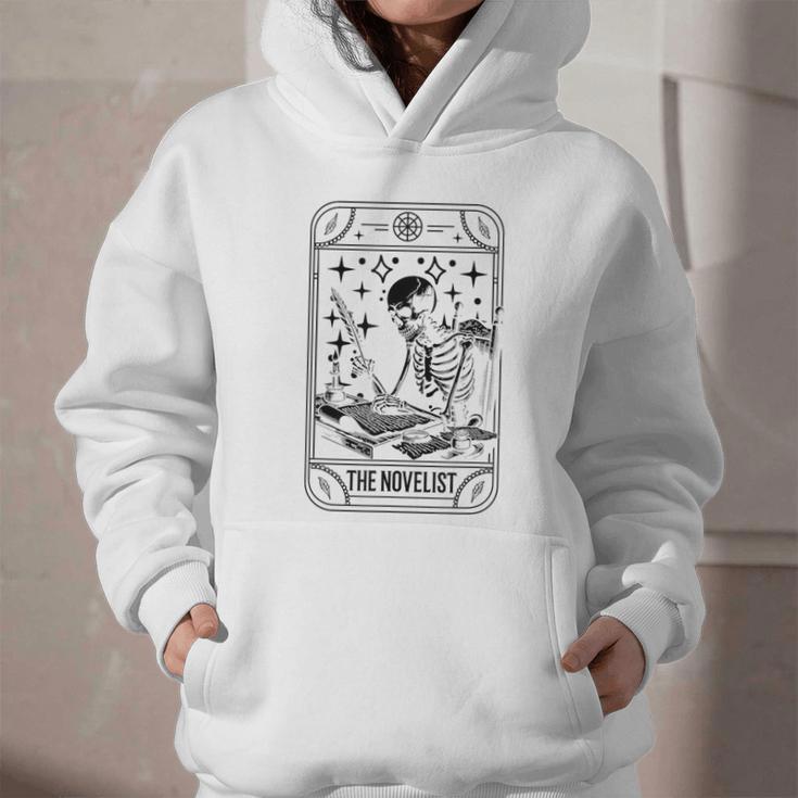 Writer Novelist Book Poetry Author Skeleton Tarot Card Graphic Youth Hoodie Writer Novelist Book Poetry Author Skeleton Tarot Card Graphic Youth Hoodie