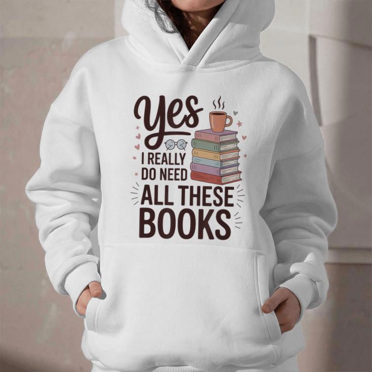 Yes I Really Do Need All These Books Coffee Graphic Youth Hoodie Yes I Really Do Need All These Books Coffee Graphic Youth Hoodie