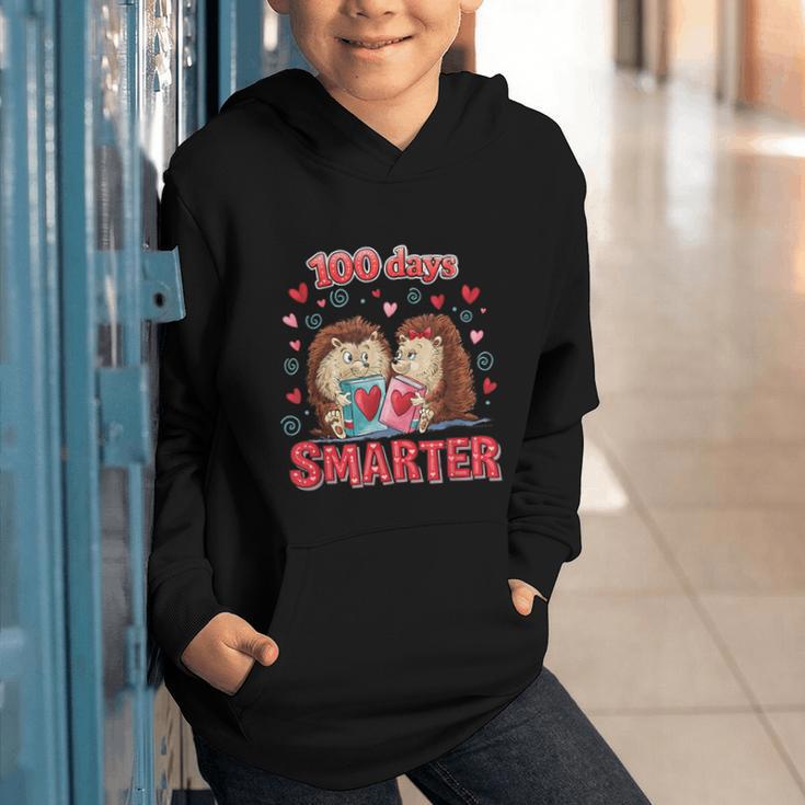 100 Days Smarter Shirt Cute Hedgehog Love Books School Tee Graphic Youth Hoodie 100 Days Smarter Shirt Cute Hedgehog Love Books School Tee Graphic Youth Hoodie