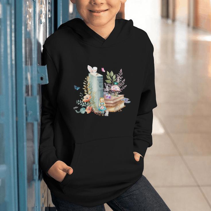 Alice In Wonderland Characters Lewis Carroll Book Lover Graphic Youth Hoodie Alice In Wonderland Characters Lewis Carroll Book Lover Graphic Youth Hoodie