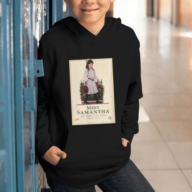 American Girl Meet Samantha Book Cover Graphic Youth Hoodie American Girl Meet Samantha Book Cover Graphic Youth Hoodie