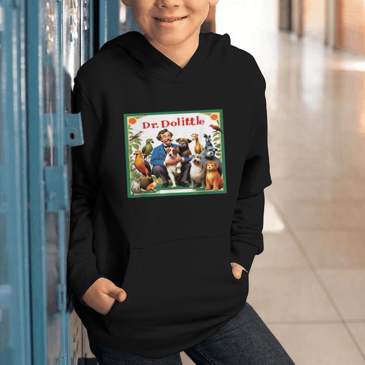 Animal Doctor & Communicator Dr Dolittle Children's Book Cover Graphic Youth Hoodie Animal Doctor & Communicator Dr Dolittle Children's Book Cover Graphic Youth Hoodie