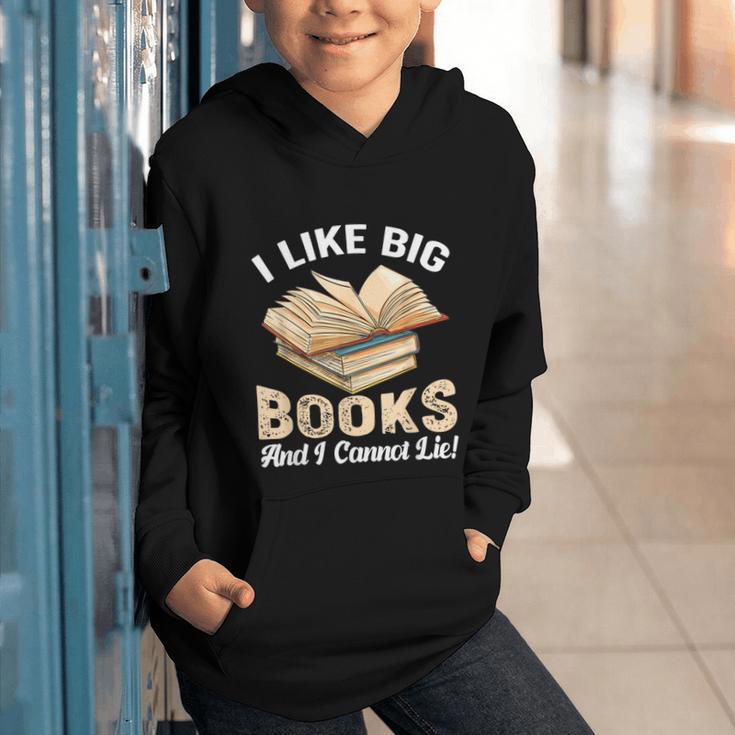 I Like Big Books And I Cannot Lie Book Reading Graphic Youth Hoodie