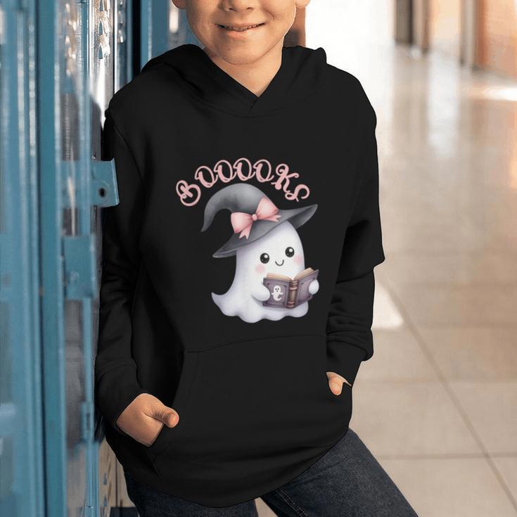 Boo Ghost Books Coquette Bow Halloween Women School Teacher Graphic Youth Hoodie Boo Ghost Books Coquette Bow Halloween Women School Teacher Graphic Youth Hoodie