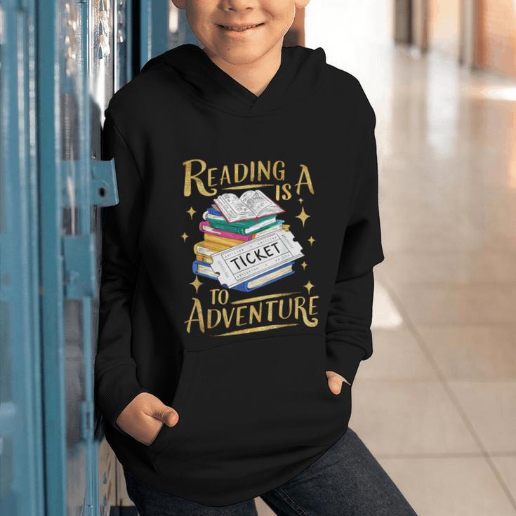 Book Adventure Library Student Teacher Book Graphic Youth Hoodie