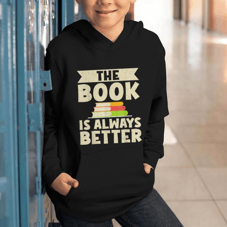 The Book Is Always Better Thriller Graphic Youth Hoodie