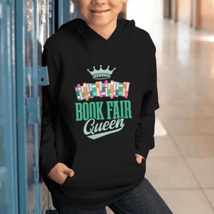 Book Fair Queen Literature School Book Fair Event Graphic Youth Hoodie