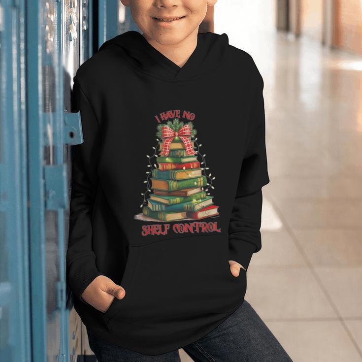 Book Lover Christmas Tree I Have No Shelf Control Graphic Youth Hoodie Book Lover Christmas Tree I Have No Shelf Control Graphic Youth Hoodie