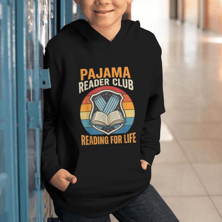 Book And Pajamas Reading Bedtime Graphic Youth Hoodie