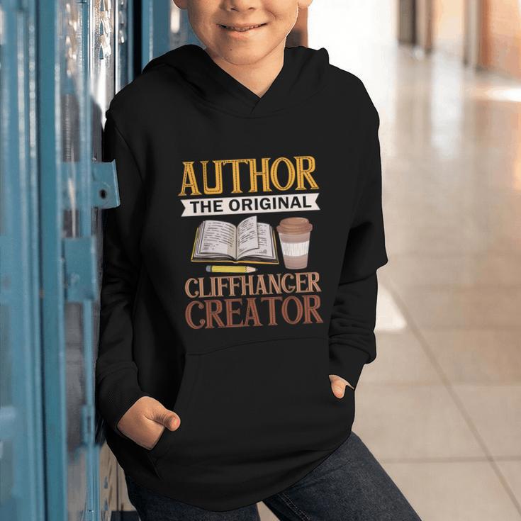 Book Writer Cliffhanger Creator Author Book Writing Novelist Graphic Youth Hoodie Book Writer Cliffhanger Creator Author Book Writing Novelist Graphic Youth Hoodie