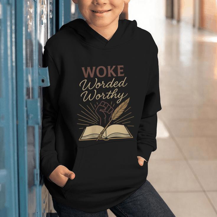 And Booked Afro Literary Pride Book Club Culture Graphic Youth Hoodie