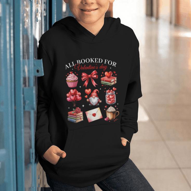 All Booked For Valentine Coquette Bow Girl Women Teacher Graphic Youth Hoodie