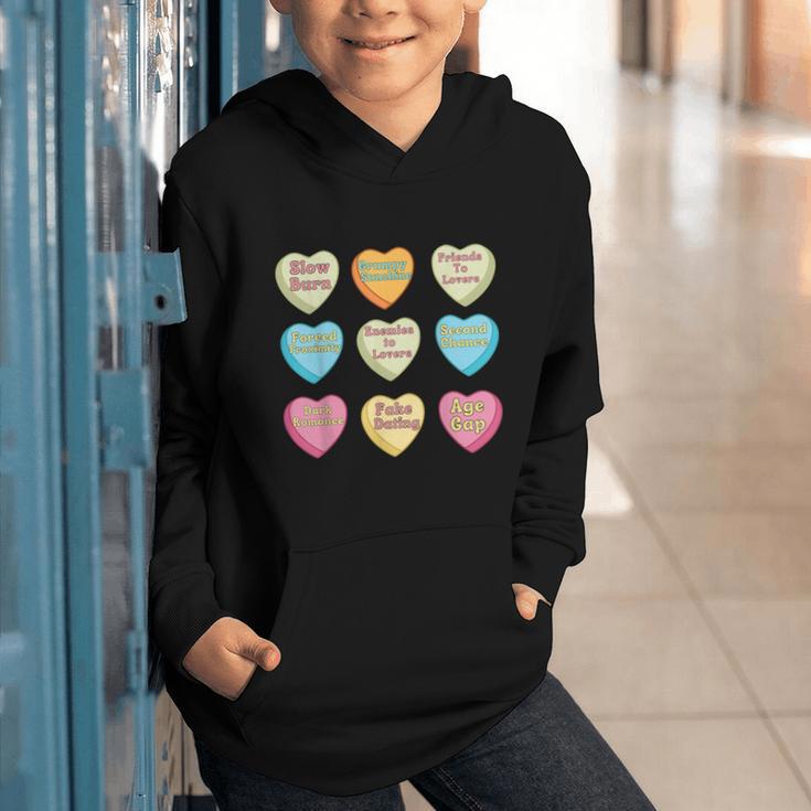 Bookish Romance Tropes Smut Reader Spicy Book Lover Graphic Youth Hoodie Bookish Romance Tropes Smut Reader Spicy Book Lover Graphic Youth Hoodie