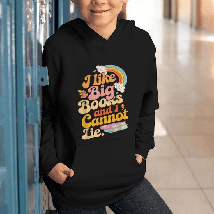 Books Reading Lover Bookworm Nerd Librarian Book Reader Graphic Youth Hoodie