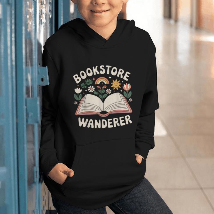 Bookstore Wanderers Retro Women Book Lovers Graphic Youth Hoodie Bookstore Wanderers Retro Women Book Lovers Graphic Youth Hoodie