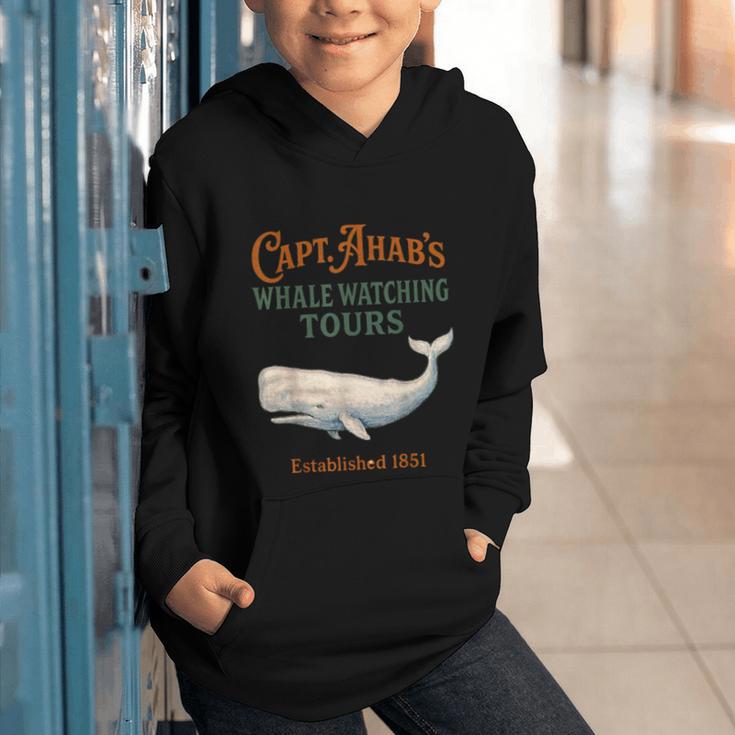 Captain Ahab’s Whale Watching Tours – Moby Book Parody Graphic Youth Hoodie