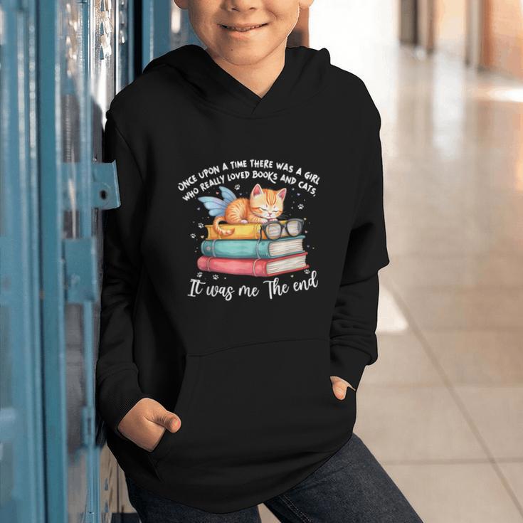 Cats And Books Easily Distracted By Book & Cat Lover Men Women Kids Graphic Youth Hoodie Cats And Books Easily Distracted By Book & Cat Lover Men Women Kids Graphic Youth Hoodie