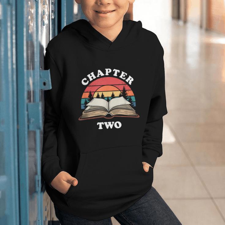 Chapter Two Book Reading 2nd Birthday 2 Year Old Graphic Youth Hoodie
