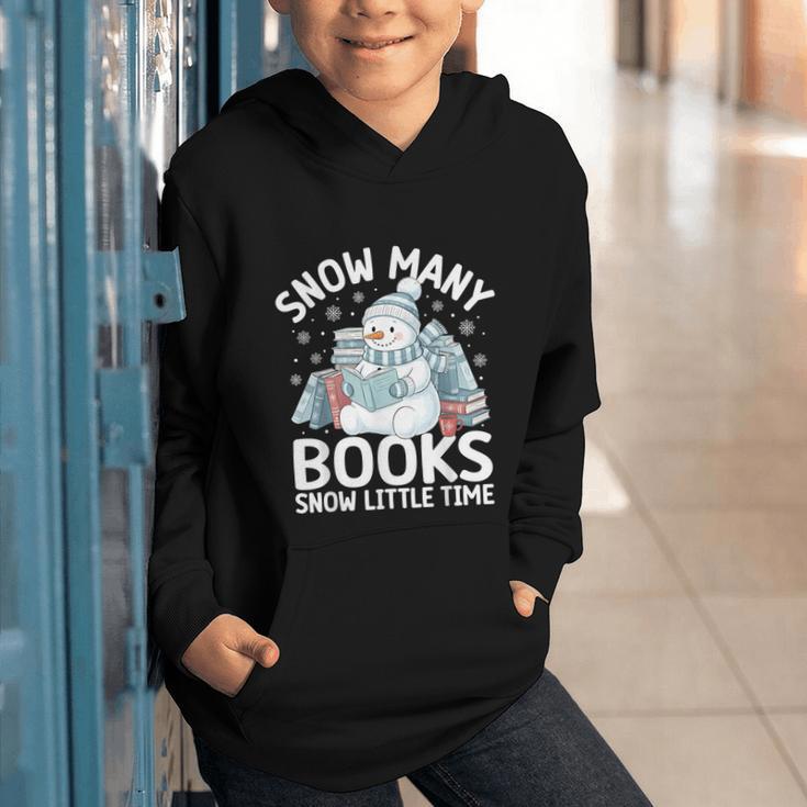 Christmas Reading Snowman So Many Books Men Women Kids Graphic Youth Hoodie Christmas Reading Snowman So Many Books Men Women Kids Graphic Youth Hoodie