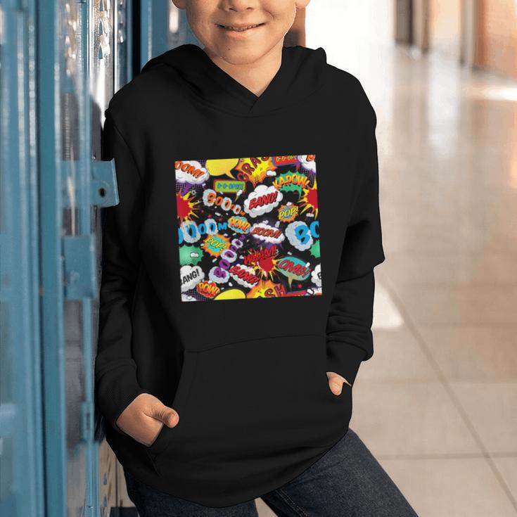 Comic Book Pop Art Modern Fun Graphic Youth Hoodie