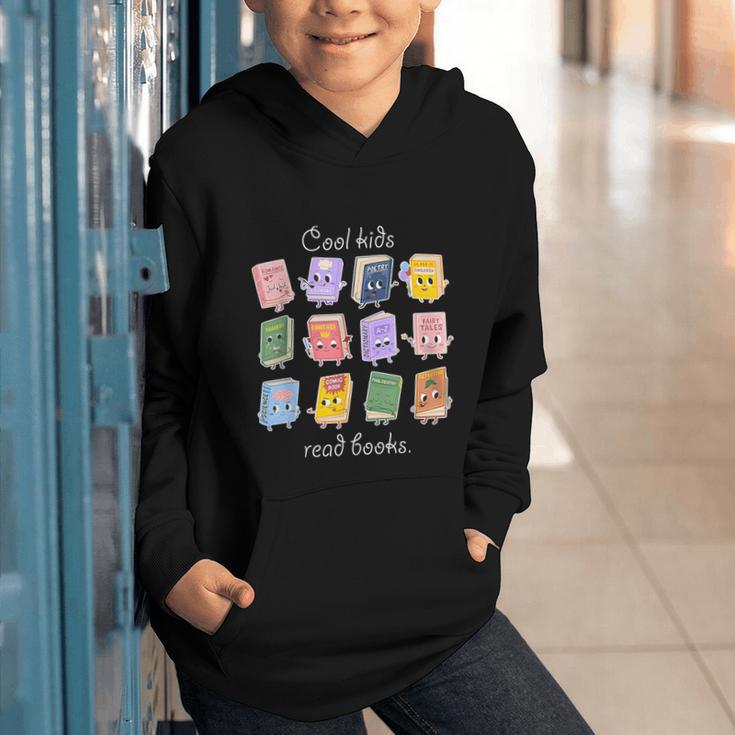 Cool Kids Read Books School Librarian Reading Teacher Graphic Youth Hoodie Cool Kids Read Books School Librarian Reading Teacher Graphic Youth Hoodie