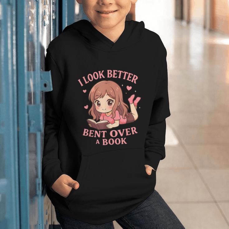 Cute Reading Outfit Book Lover Tee For Women Who Read Graphic Youth Hoodie