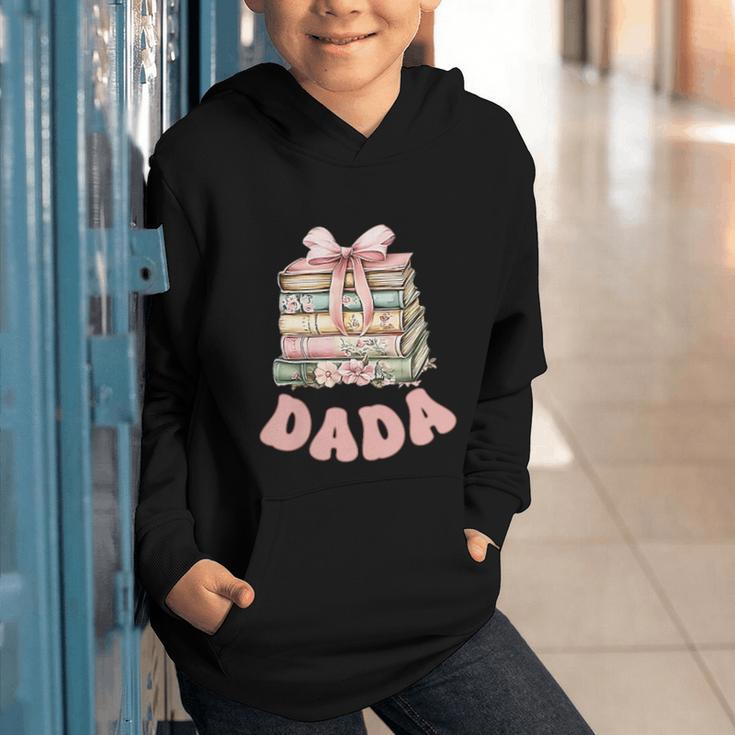 Dada Book First Chapter Birthday Family Matching Party Graphic Youth Hoodie